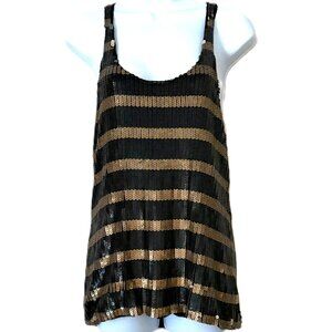 1990's Style Joe's Jeans Fabric Sequin Racerback tank